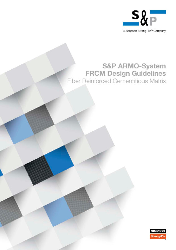 S&P ARMO-System | FRCM Design Guidelines