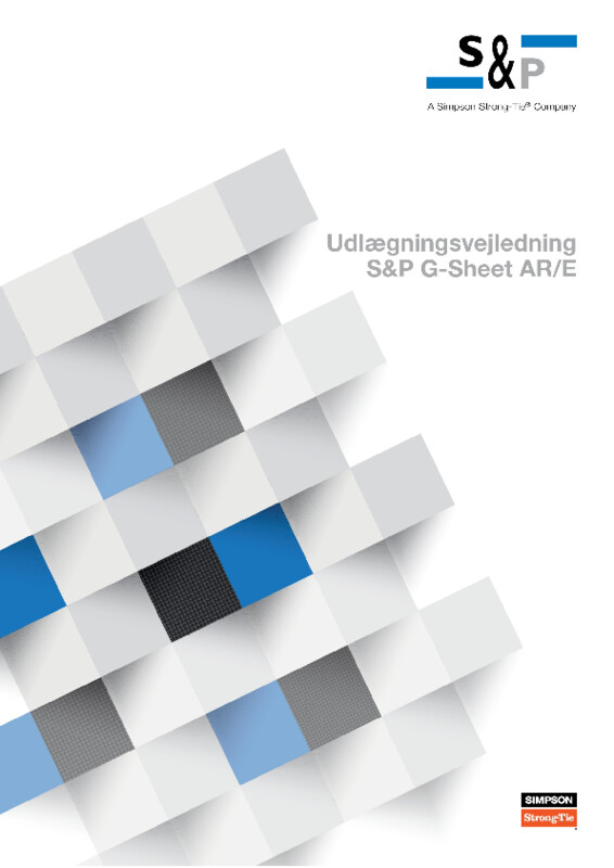 Udlægningsvejledning S&P G-Sheet E/AR