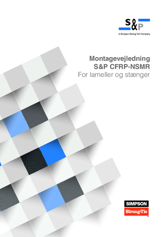 Montagevejledning S&P CFRP-NSRM