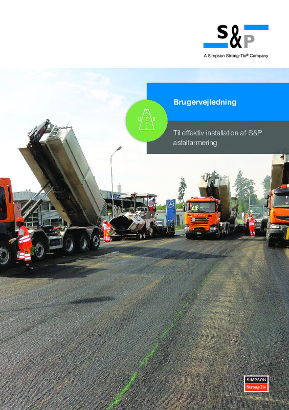 Brugervejledning | S&P Asfaltarmering