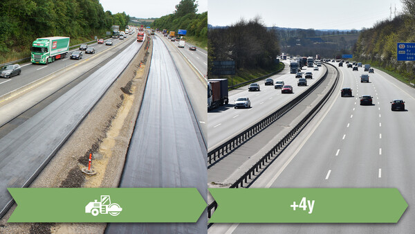E45 - Skanderborg til Arhus Photo Comparison