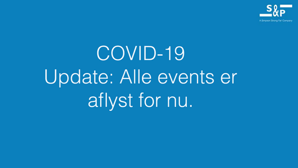 alle event aflyses pga corona