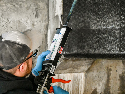 S&P ResEP-16 bruges til at fastgøre S&P C-Anchor i de borede huller.